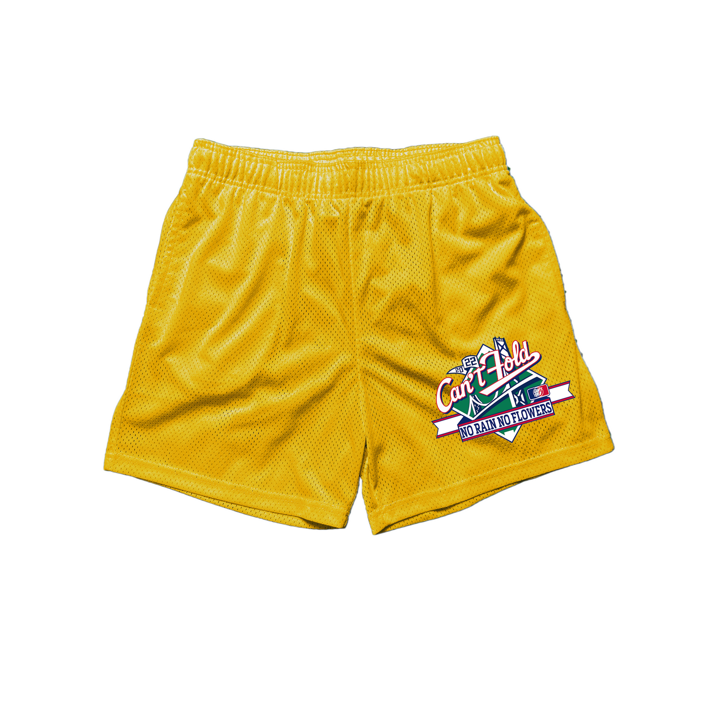 "Classic Can't Fold Mesh Shorts" (YELLOW)