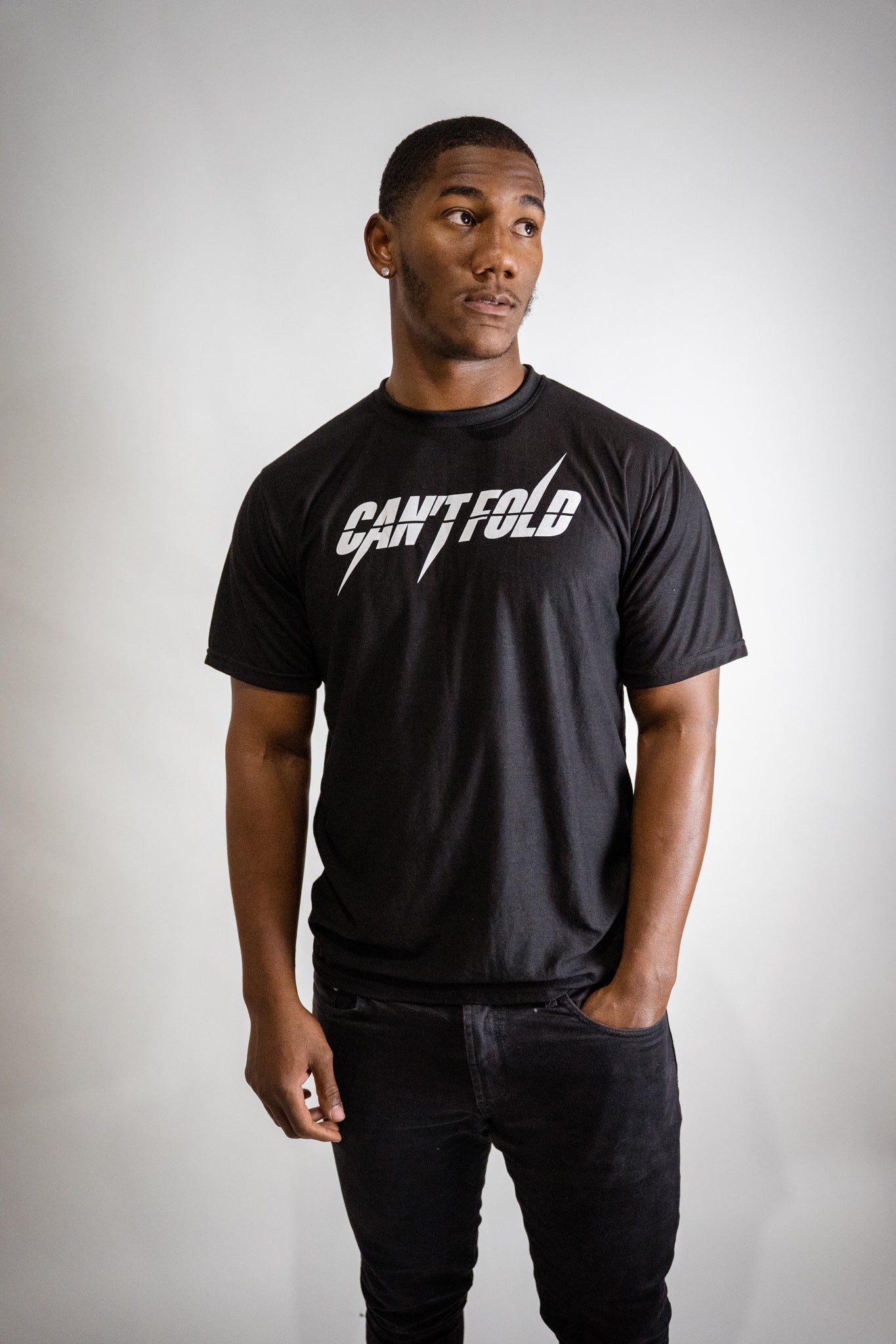 "Spiked" TEE (BLACK)