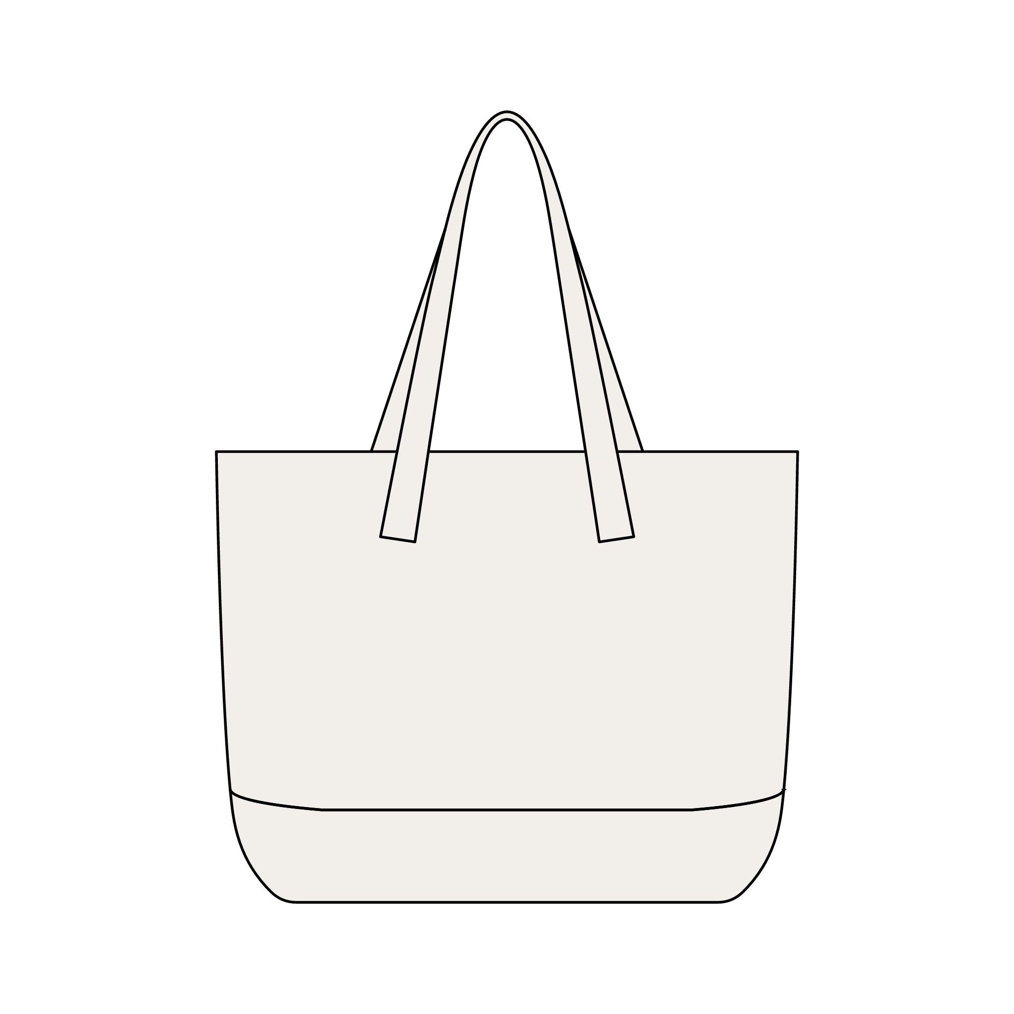 American Zipper Tote Bag