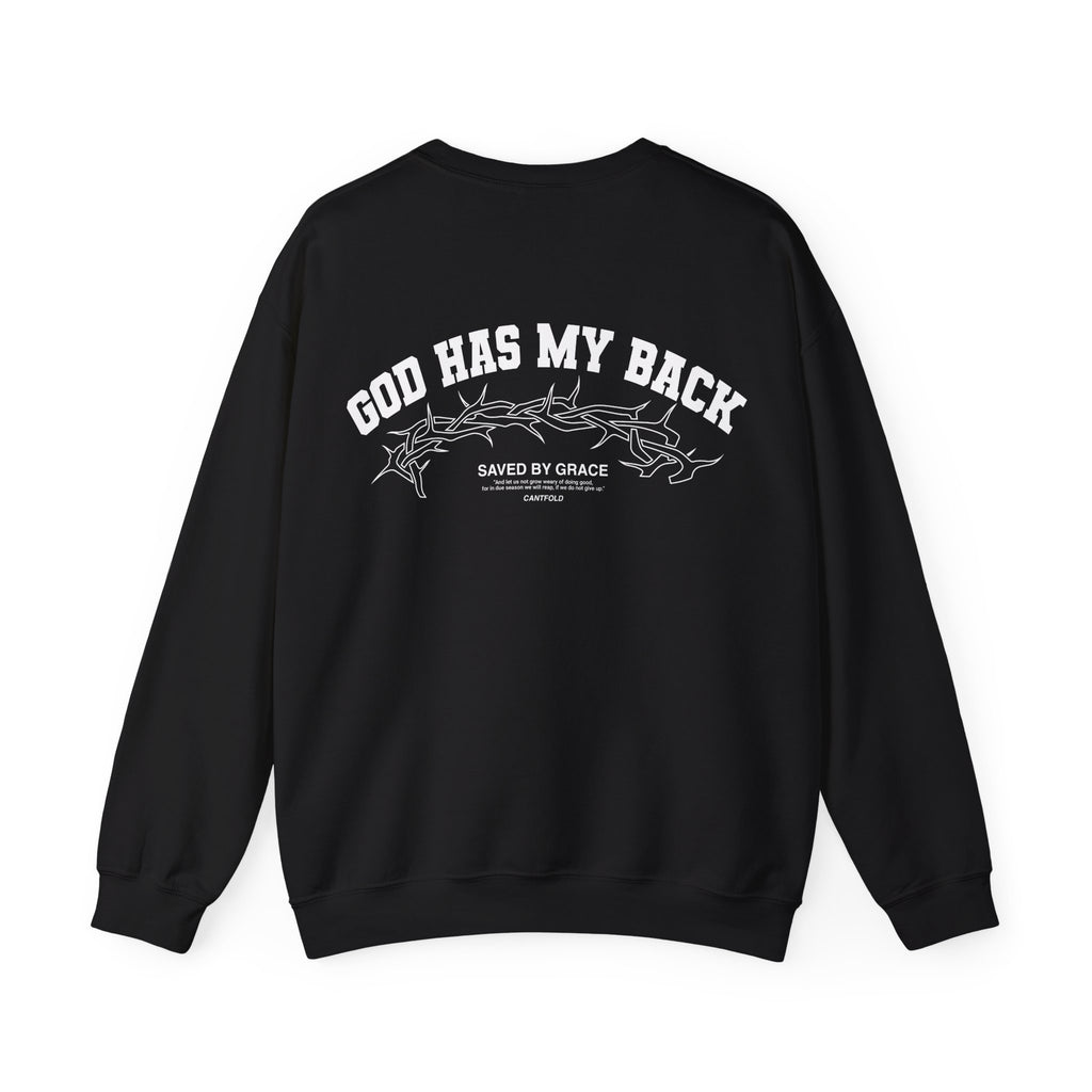 God Has My Back Crewneck