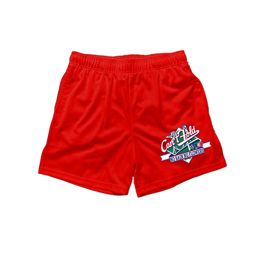 "Classic Can't Fold Mesh Shorts" (RED)